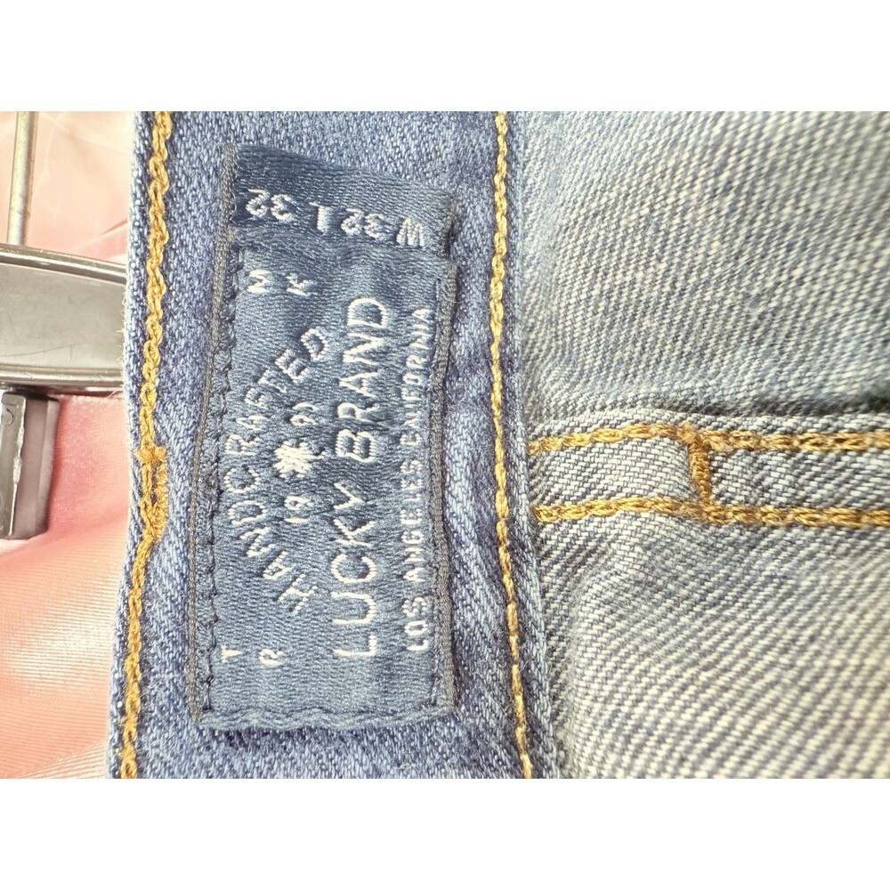 Lucky Brand Jeans Mens 221 Original Straight Stone Wash 32x32 (fits 33x31) - Picture 14 of 16